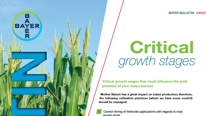Critical Growth Stages